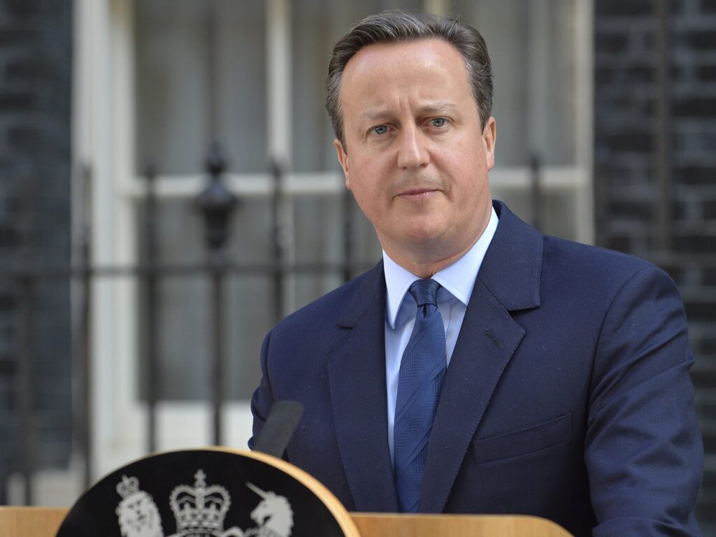 Former UK PM David Cameron