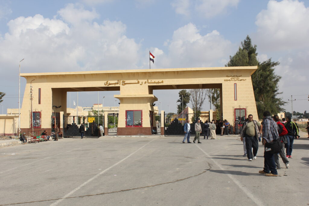 Image: The Rafah border crossing between Gaza and Egypt. Photographer: Gigi Ibrahim, via Wikimedia Commons