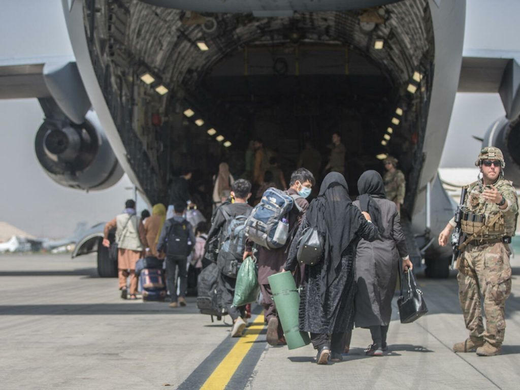 Kabul Afghanistan airport evacuation US troops AFP 000_9LK24W