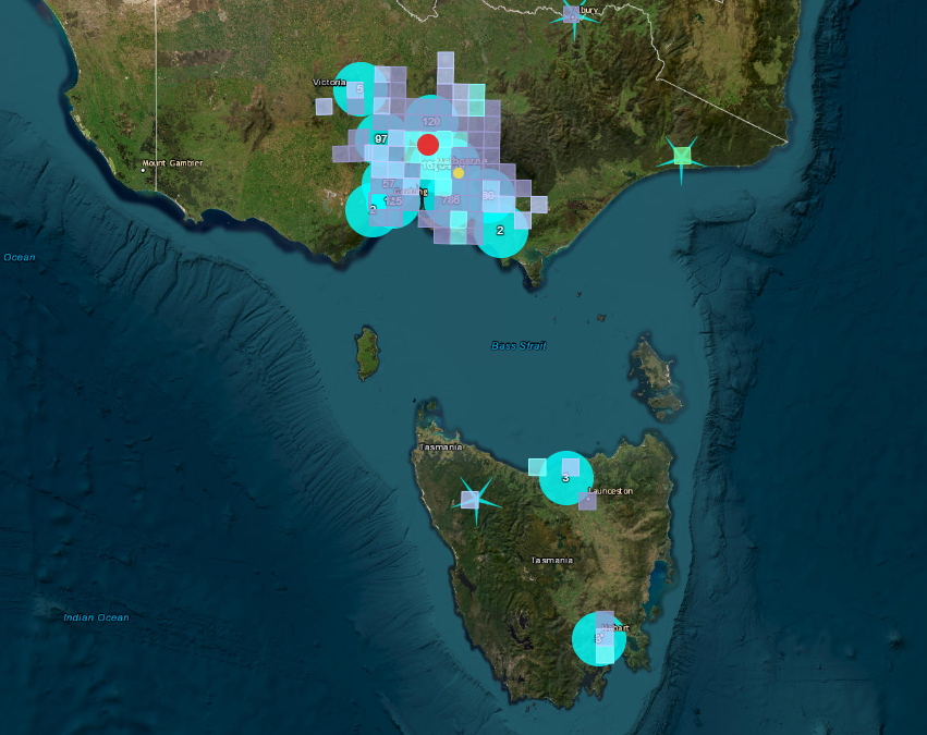 2023-05-29 Melbourne earthquake map