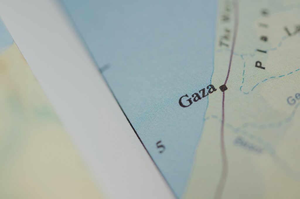 Gaza map